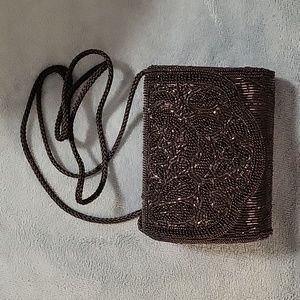 Beaded crossbody evening bag BNWOT